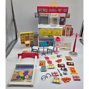 Vintage Barbie McDonald's Playsets Lot (As shown)